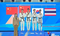 开云:首秀告捷 中国跆拳道队奥运备战启新程